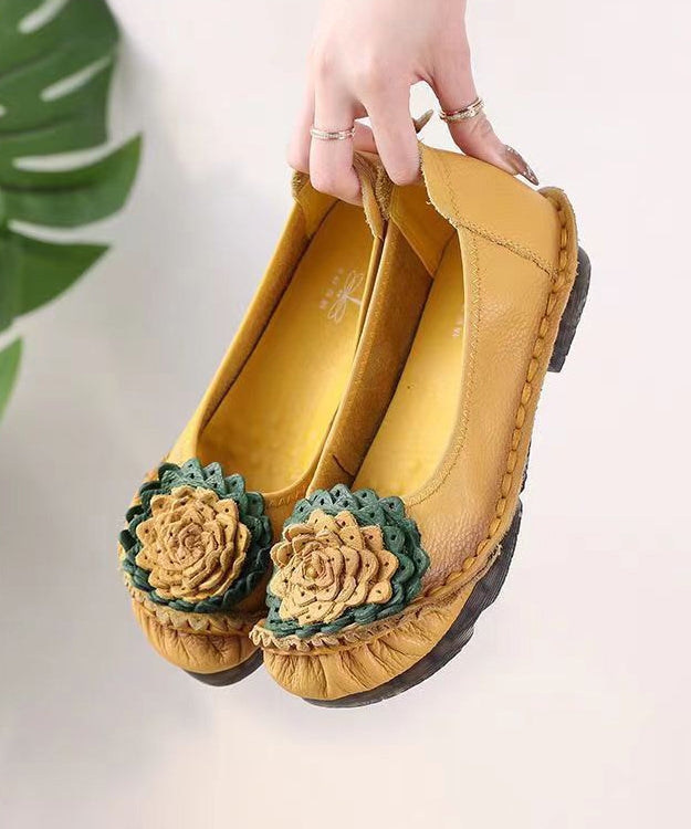 Red Flat Shoes for Comfortable Splicing