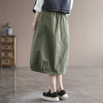 Cozy Cotton Loose Skirt