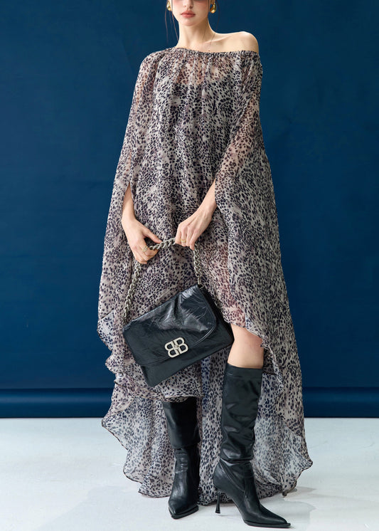 Print Low High Design Pockets Cotton Dresses Fall
