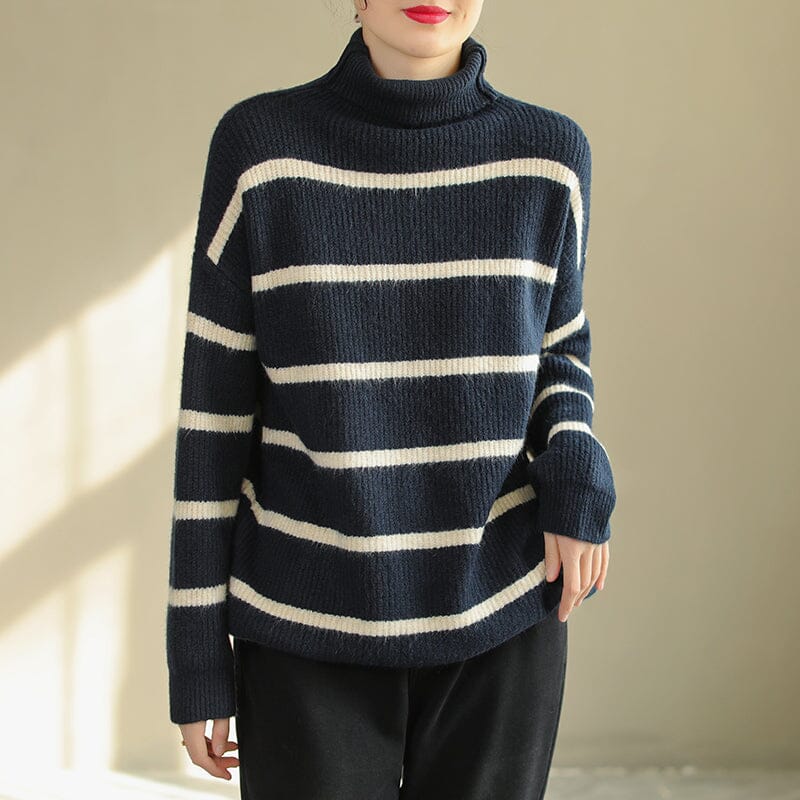 Winter Turtlekneck Knitted Sweater