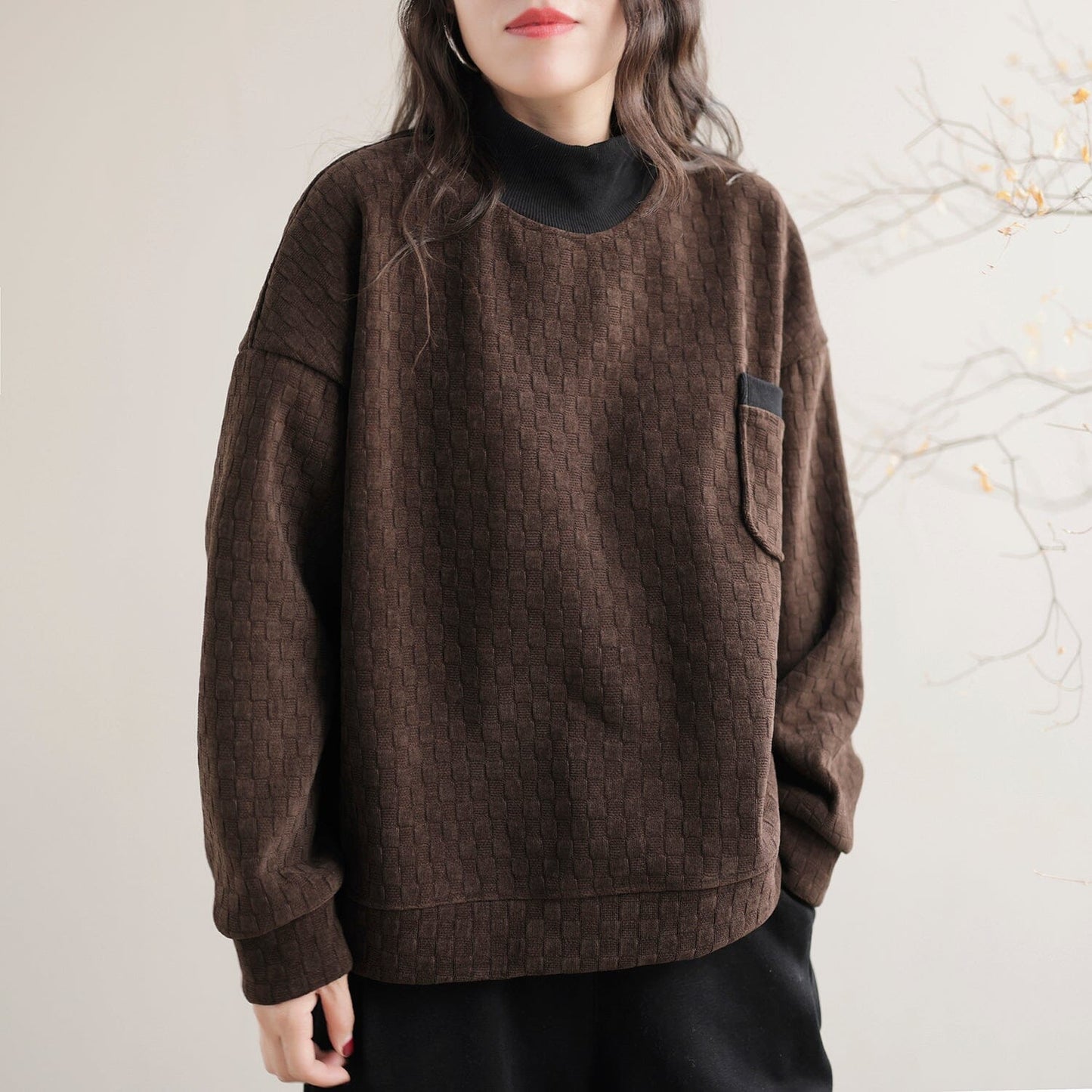 Retro Loose Winter Cotton Sweater
