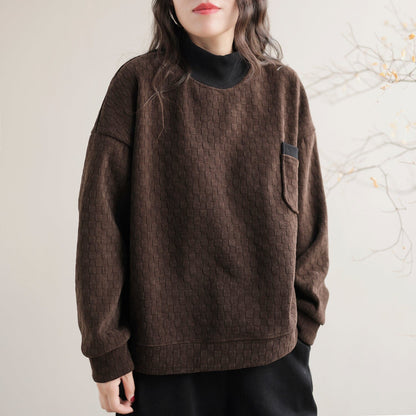 Retro Loose Winter Cotton Sweater