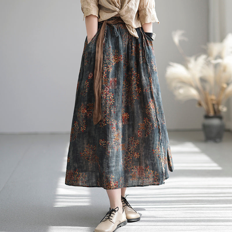 Cozy Linen Skirt