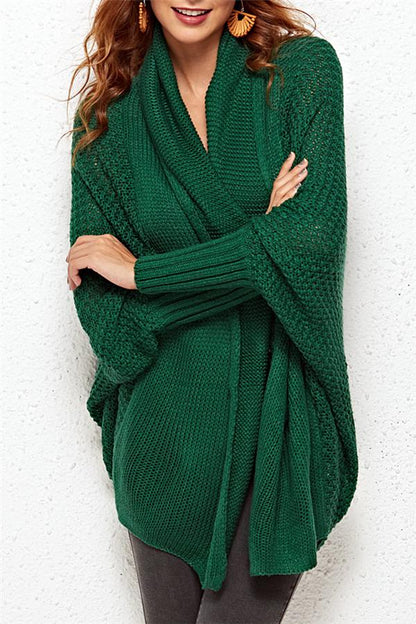 Colbie Dolman Cardigan - Green