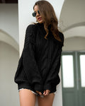 Rina® | Turtleneck knitted sweater for women