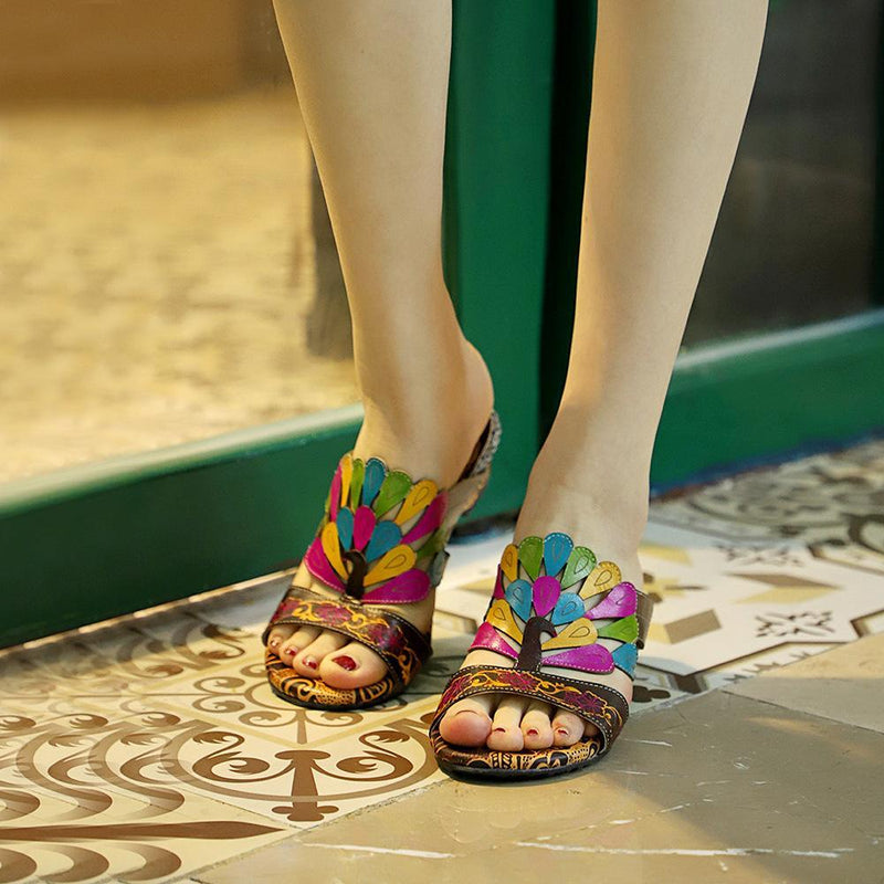 Retro Handmade Comfortable Sandals Slippers 36-42