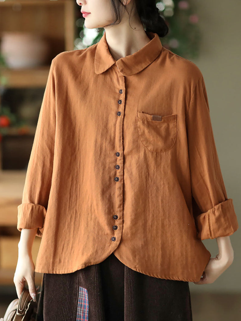 Spring Button Pocket T-shirt