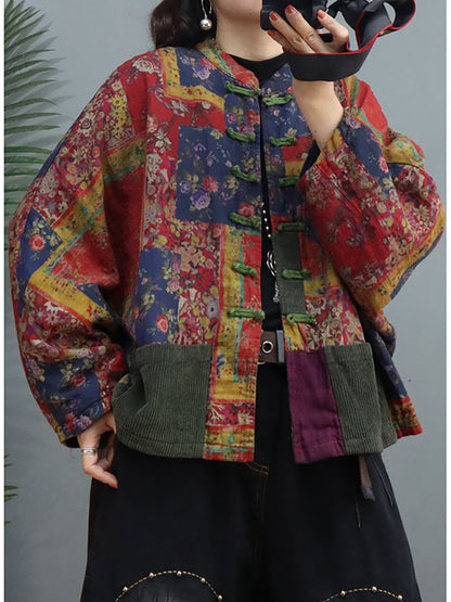 Cotton Linen Breasted Pocket Stitching Coat