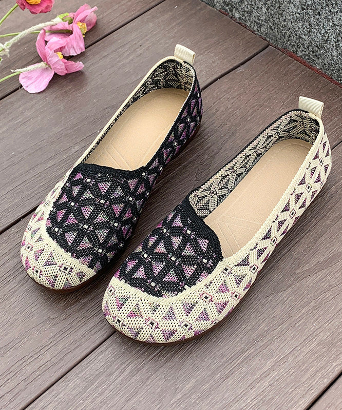 New Red Breathable Soft Soled Flats Shoes