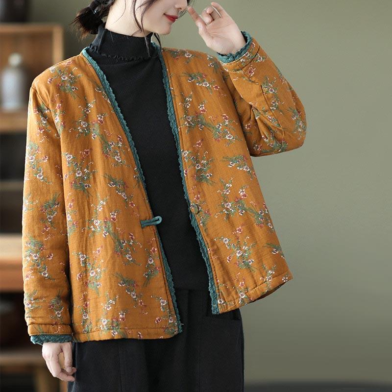 Autumn Winter Loose Thick Cotton Coat