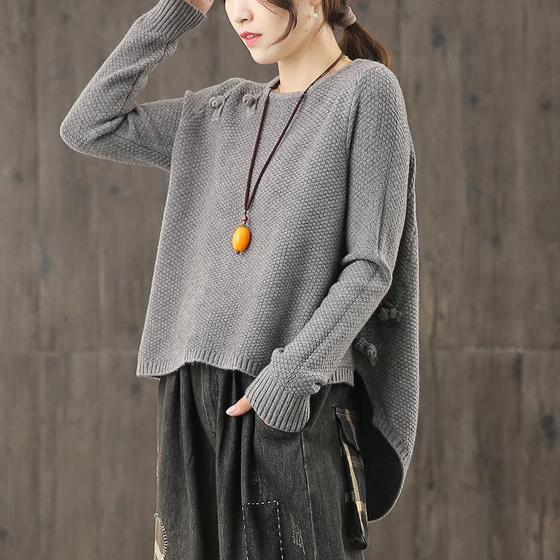 Loose Pullovers Irregular Sweaters