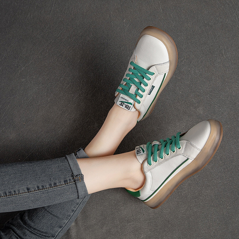 Summer Thin Leather Retro Shoes