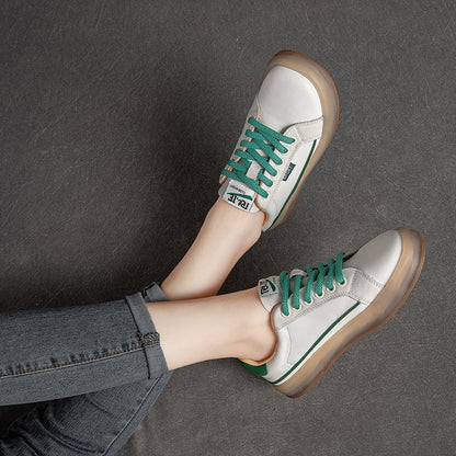 Summer Thin Leather Retro Shoes
