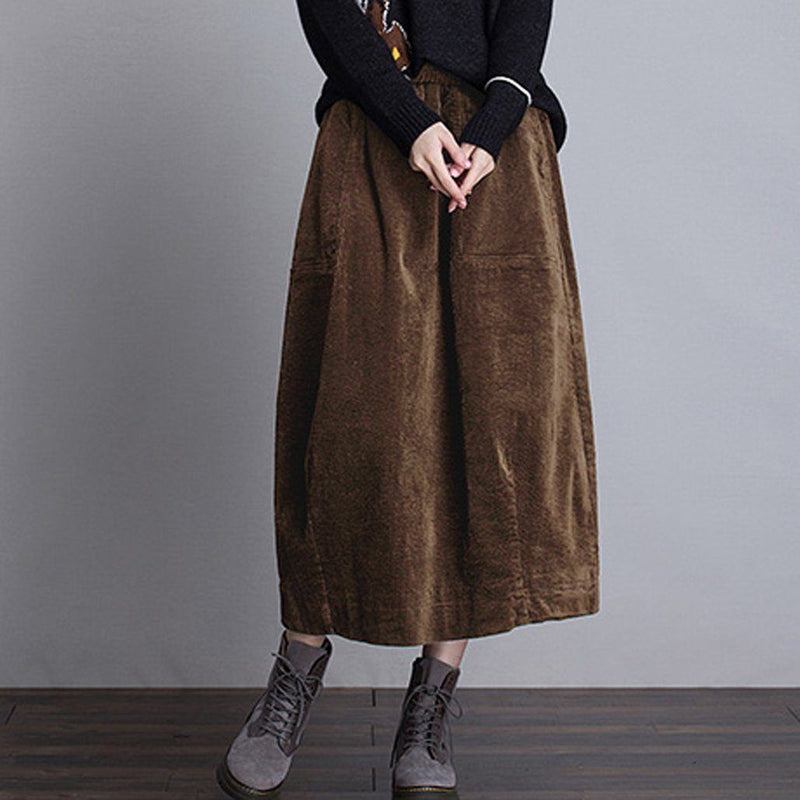 Winter Corduroy Skirt