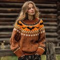Vintage Fairman Island Halloween Bat Crew Neck Sweater elevenforest