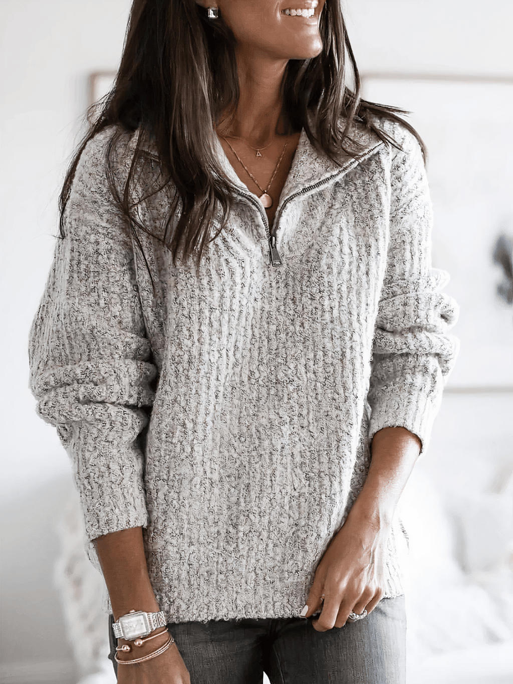 Gracefully Designed Sweater