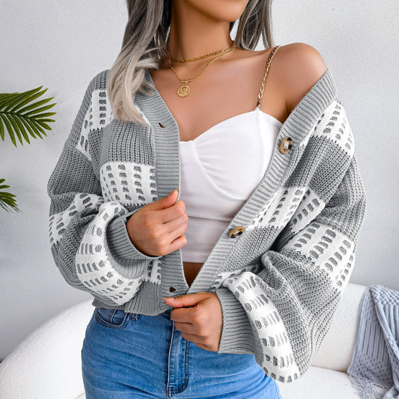 Put It All Together Striped Cardigan