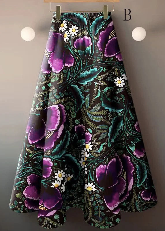 Versatile High Waisted Ice Silk Skirt