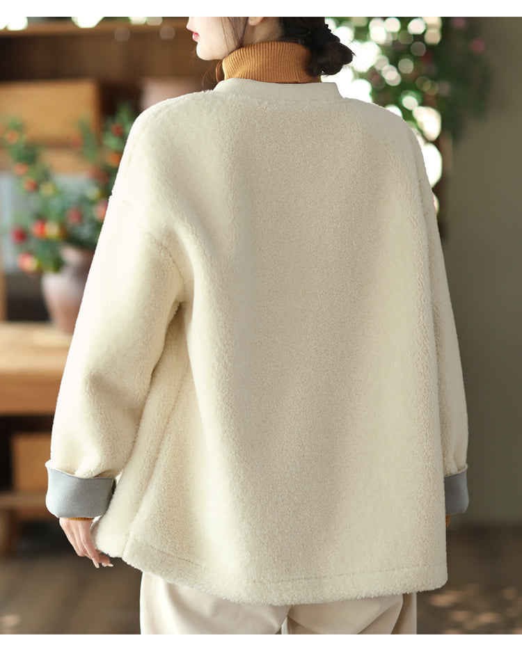 Retro Soft Lamb Wool Coat