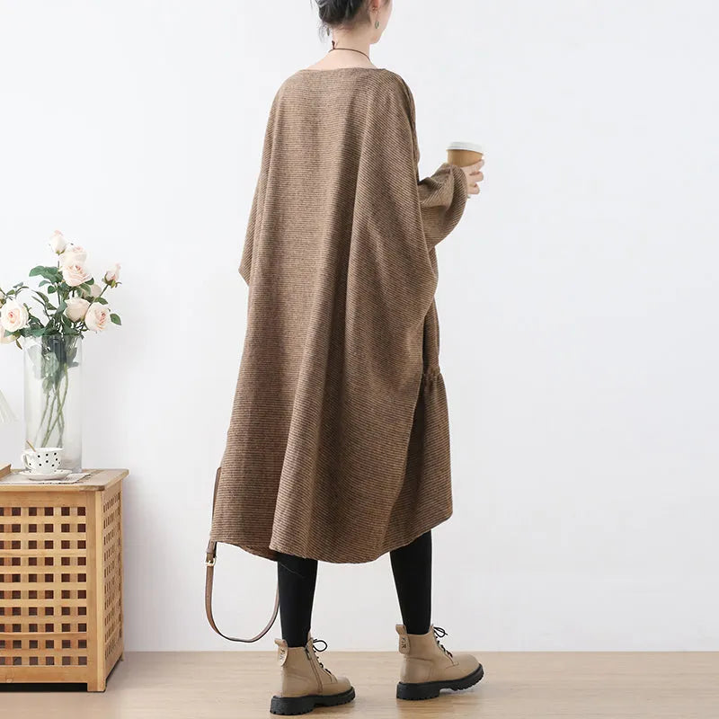 Autumn Cotton Loose Cotton Dress