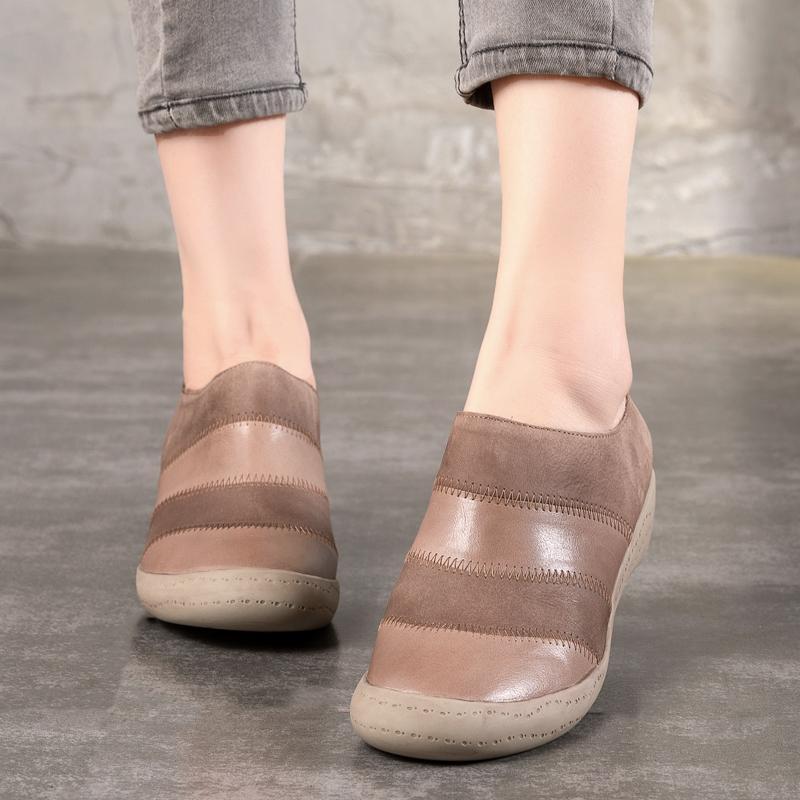 Spring New Leather Retro Shoes