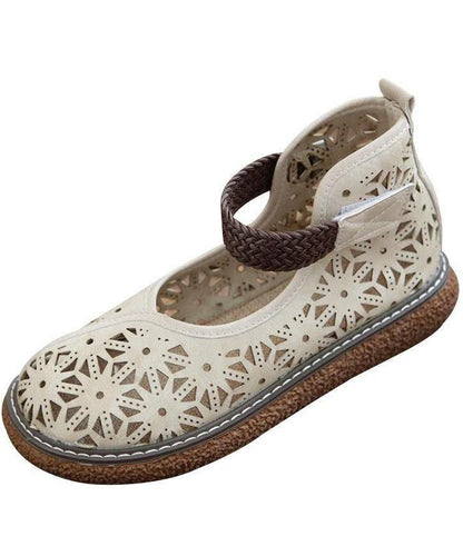 Faux Leather Khaki Water Sandals Buckle Strap Best Sandals for Walking