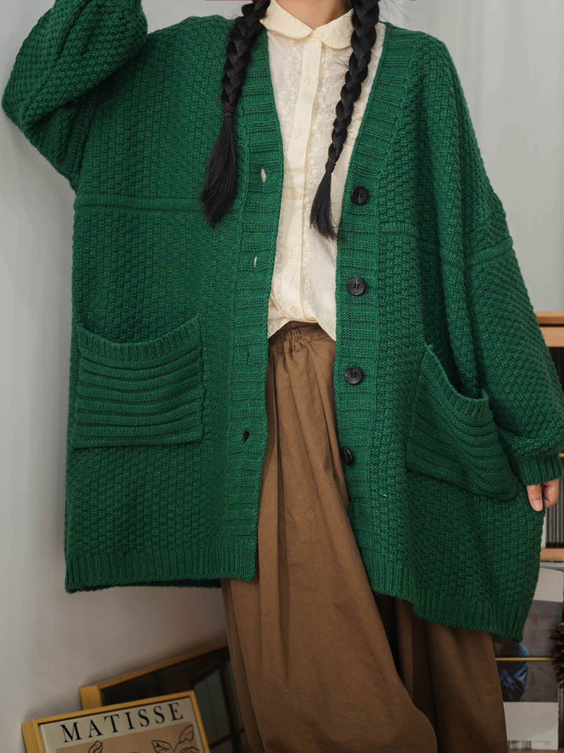 Knitted Sweater Coat