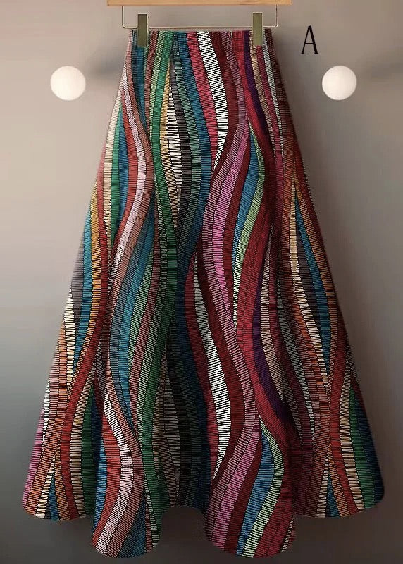 Versatile High Waisted Ice Silk Skirt