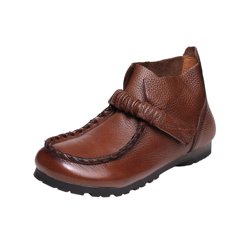 Autumn Retro Soft Leather Shoes
