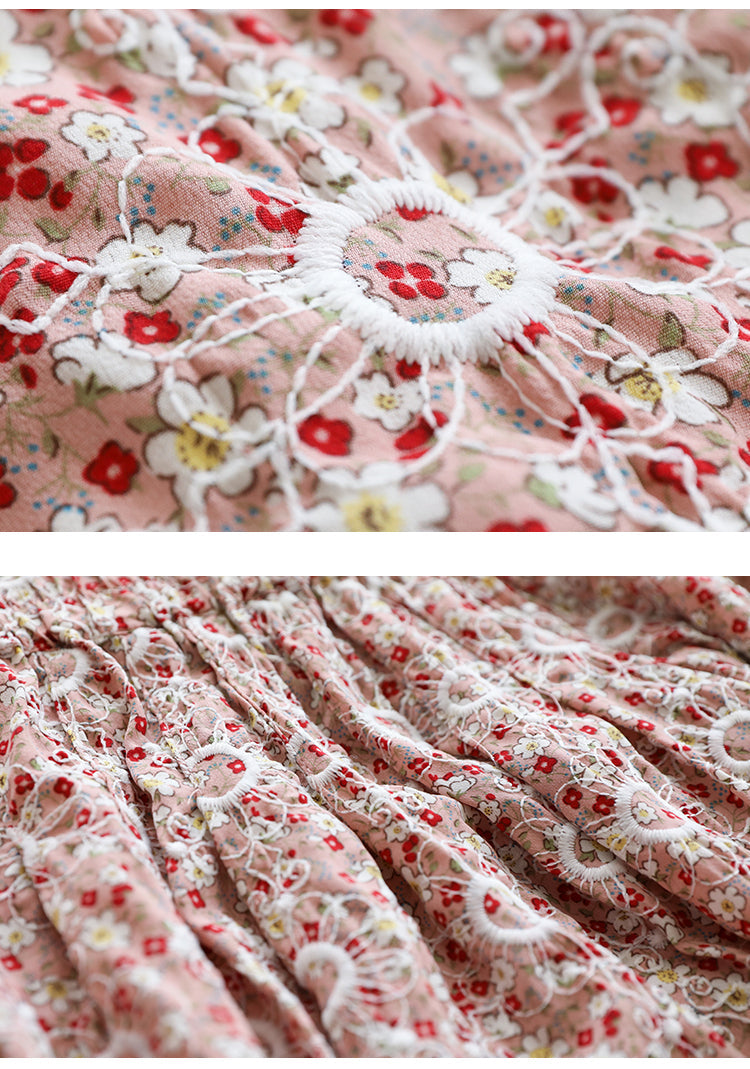 Literary Thin Large A-line Skirt