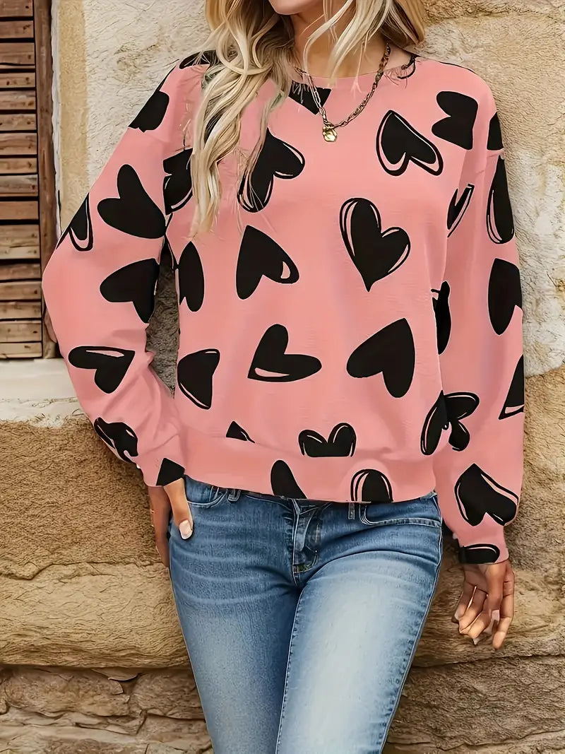 Carolina® | Chic crew neck sweater from Chic Heartbeat