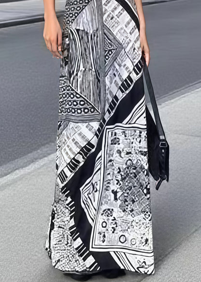 Backless Print Halter Beach Dresses Summer