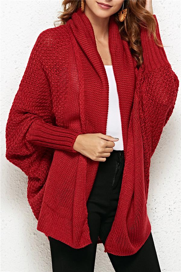 Colbie Dolman Cardigan - Green