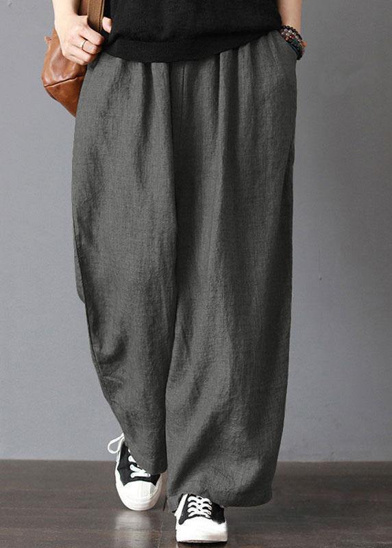 High Elastic Waist Loose Wide Leg Pants