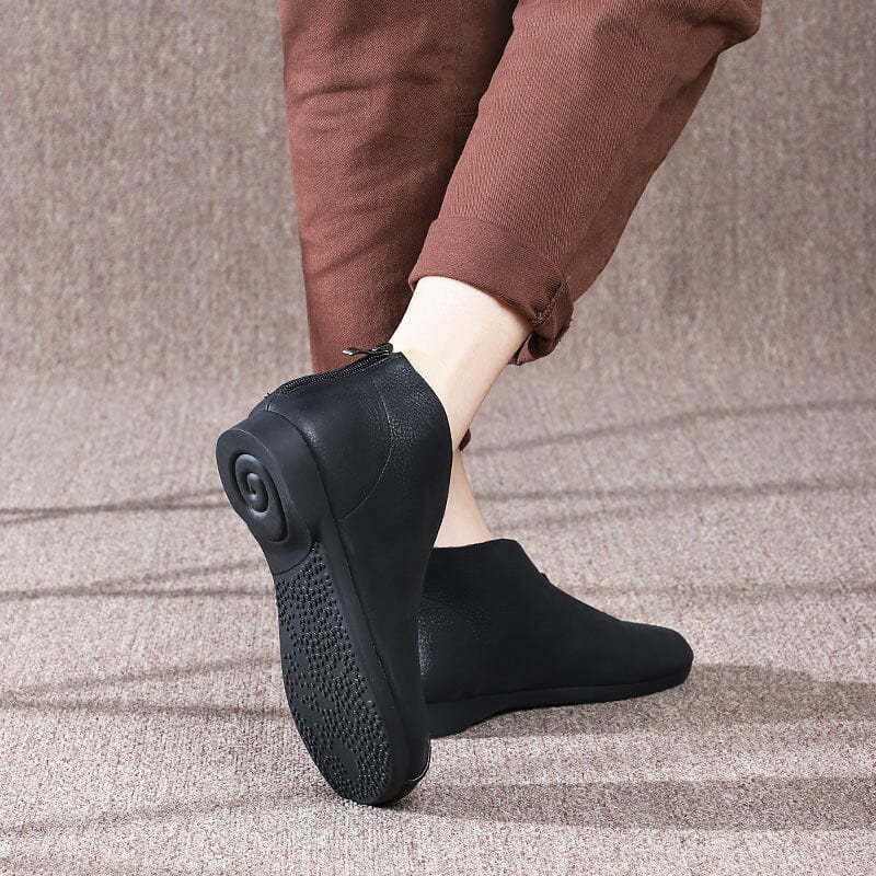 Autumn Retro Soft Leather Shoes