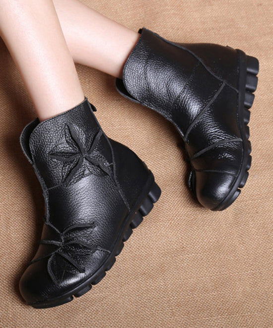 Yellow Boots Comfortable Handmade Splicing