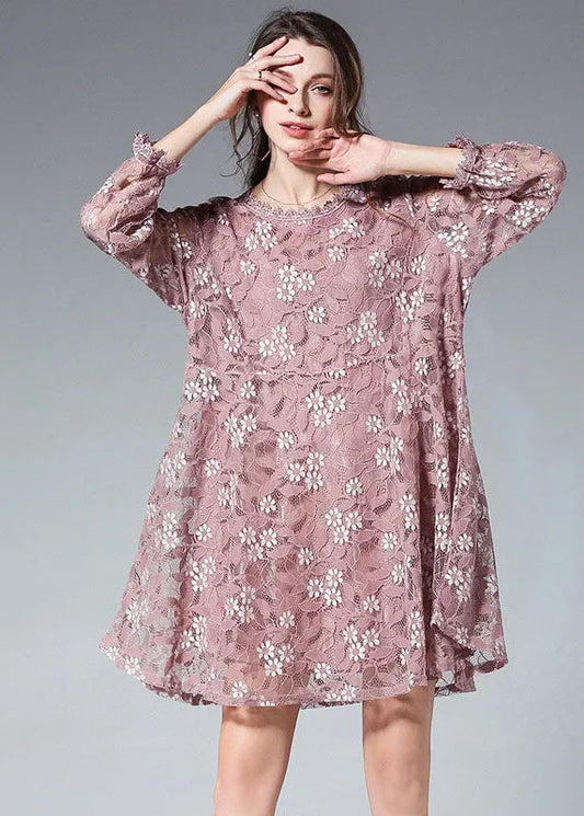 Fall Lace Dress Clothing