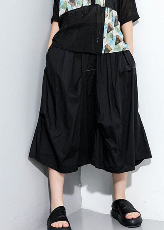 Asymmetrical Patchwork a Line Skirts Spring