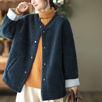 Retro Soft Lamb Wool Coat