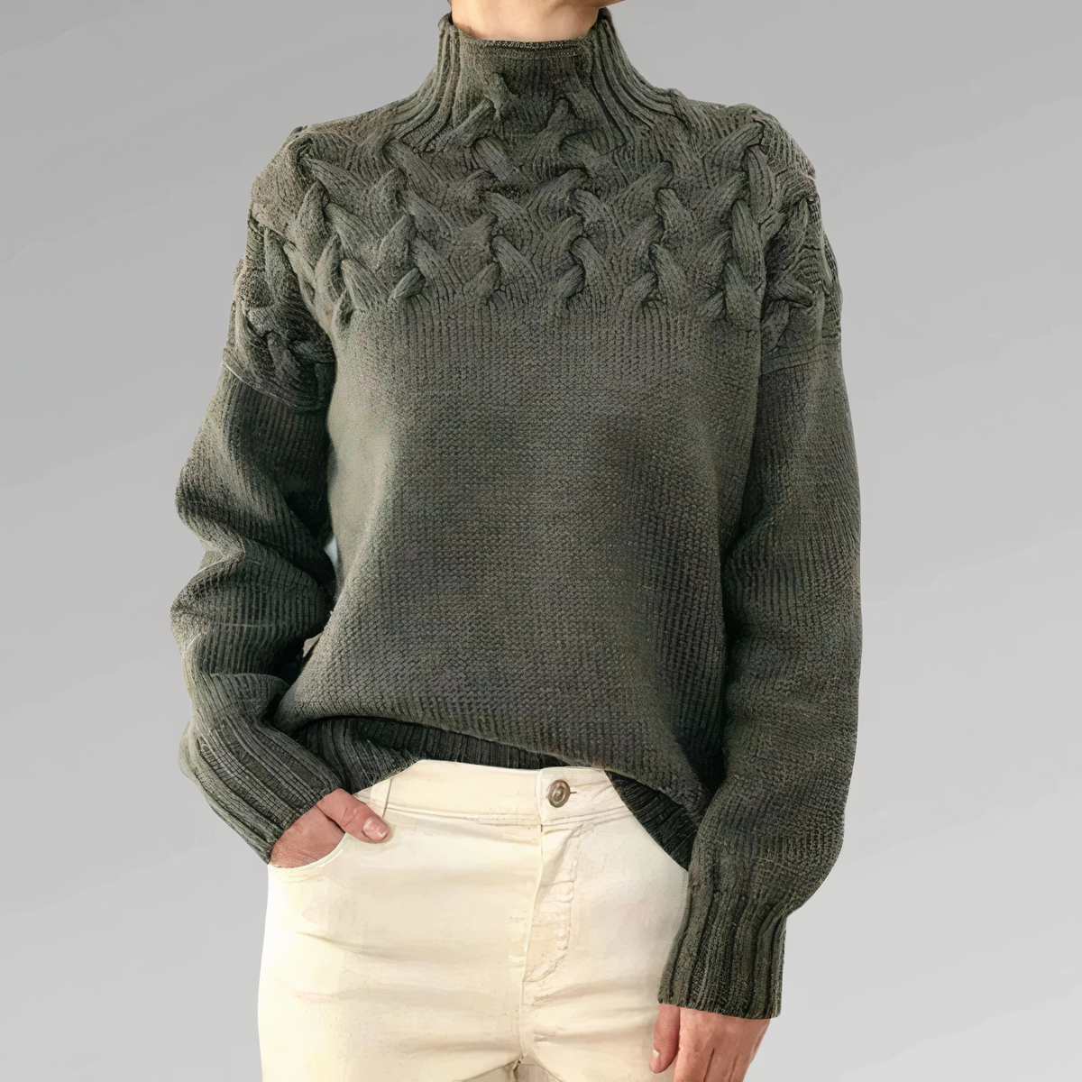 Gracefully Designed Sweater
