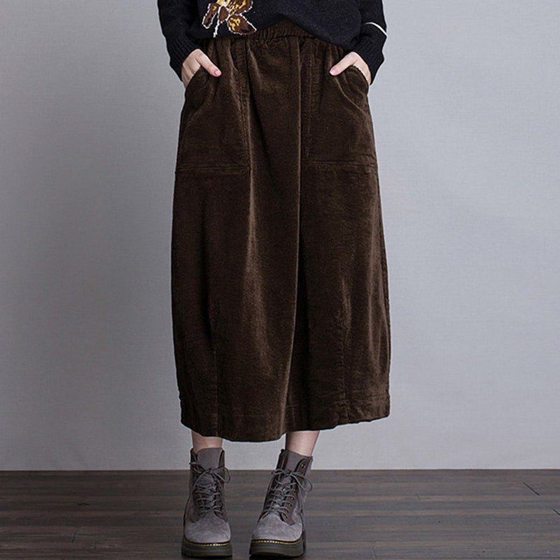 Winter Corduroy Skirt