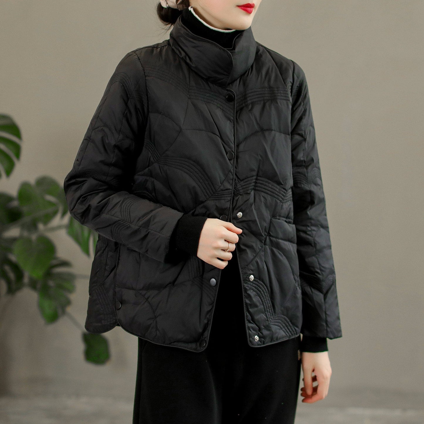 Winter Retro Warm Down Coat