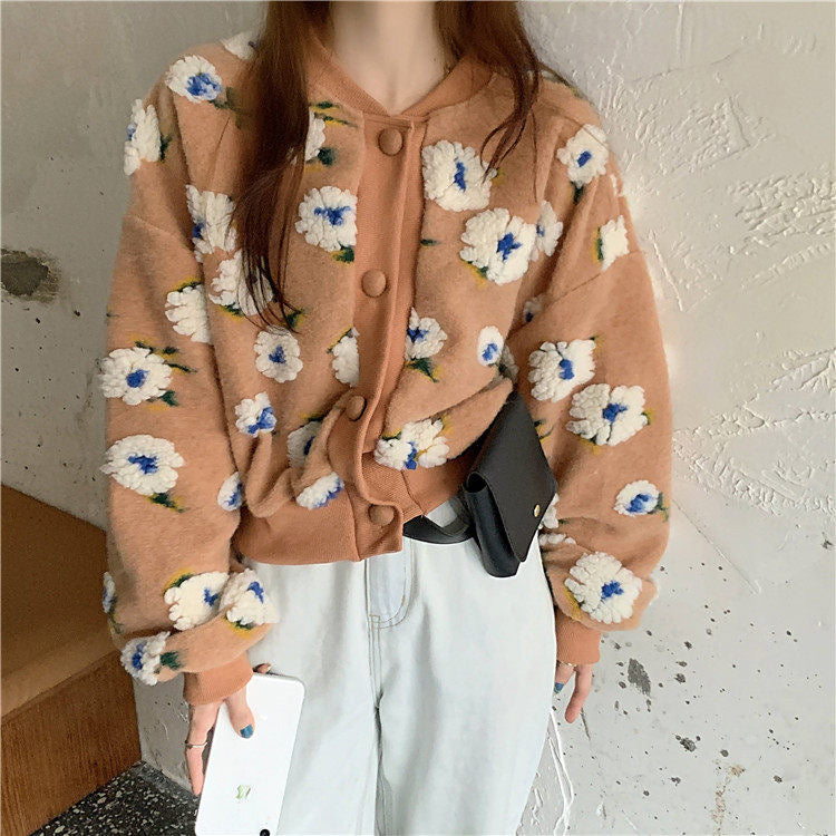 Flowers, Short Coats, Loose Tops 1458