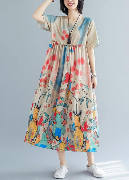 Summer Dress Printed Skirt Dress