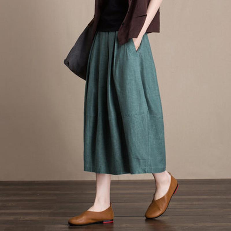 Cozy Linen Flower Skirt