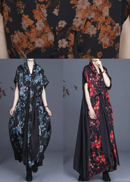 Red Tie Sleeveless Long Dresses Summer