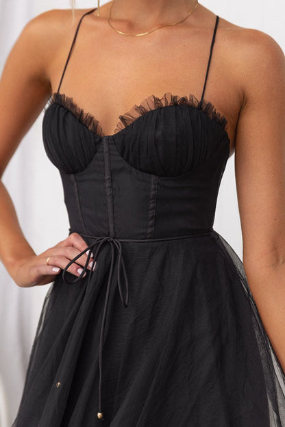 Pink Modern-day Princess Chiffon Suspenders Party Maxi Dress