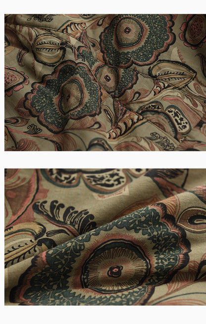Style Padded Quilted Printed Skirt