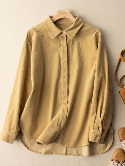 Natural Fabric Color Shirt