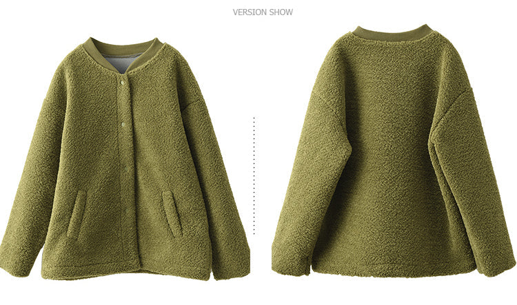 Retro Soft Lamb Wool Coat